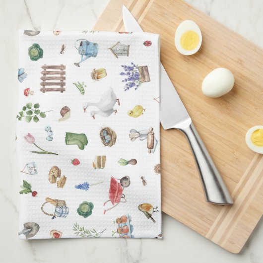 Peter the Rabbit Theedoek (Quarter Fold)