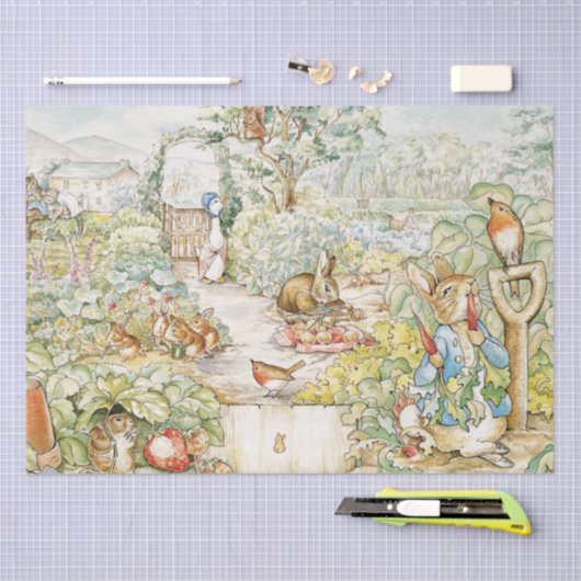 Peter the Rabbit Tissuepapier (Craft)