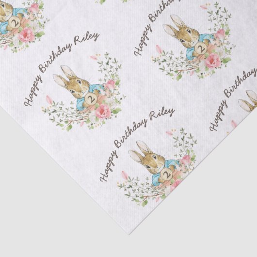 Peter the Rabbit Tissuepapier (Detail)