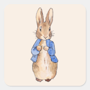 Peter the Rabbit Vierkante Sticker
