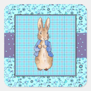 Peter the Rabbit Vierkante Sticker