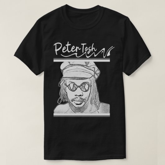 Peter Tosh Reggae T-shirt (Design voorkant)