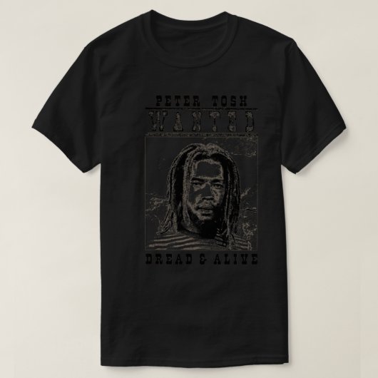 Peter Tosh Wanted Dread And Alive Essential T-Shir T-shirt (Design voorkant)