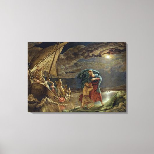Peter Walks on Water, 1806 Canvas Afdruk (Voorkant)