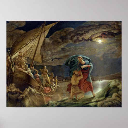 Peter Walks on Water, 1806 Poster (Voorkant)