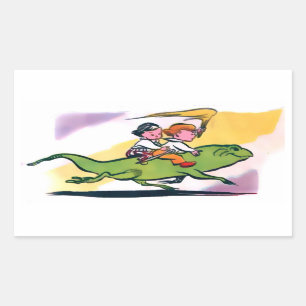 Peter Wheat's Lizard Ride Stickers (7 vormen)