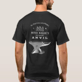 Peter Wright Anvil Blacksmithing T-shirt (Achterkant)
