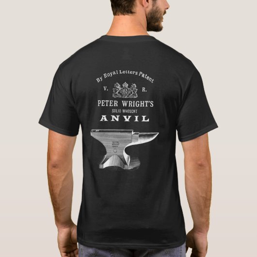  Peter Wright Anvil Blacksmithing T-shirt (Achterkant)