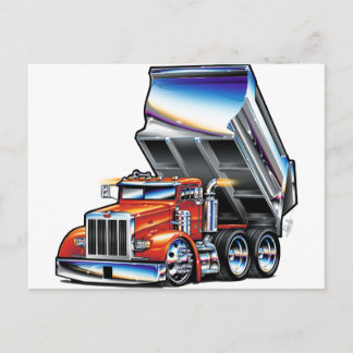 Peterbilt 357 Dump Truck Briefkaart