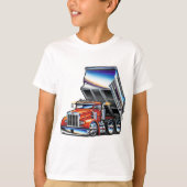Peterbilt 357 Dump Truck T-shirt (Voorkant)