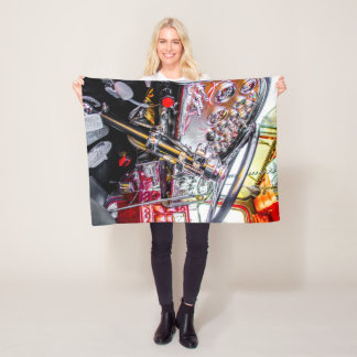 Peterbilt 359 dash fleece deken