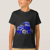 Peterbilt Blue Truck T-shirt (Voorkant)