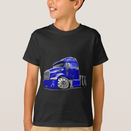 Peterbilt Blue Truck T-shirt (Voorkant)
