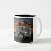 Peterbilt Cabover Two Tone Coffee Mok (Voorkant rechts)