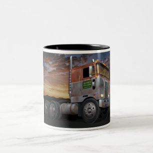 Peterbilt Cabover Two Tone Coffee Mok