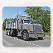 Peterbilt Dump Truck Mousepad Muismat (Voorkant)