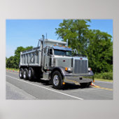 Peterbilt Dump Truck Poster (Voorkant)