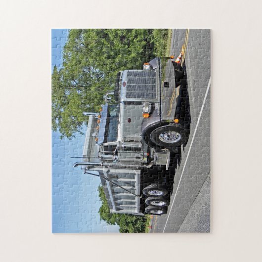 Peterbilt Dump Truck Puzzle Legpuzzel (Verticaal)