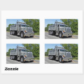 Peterbilt Dump Truck Stickers (Vel)