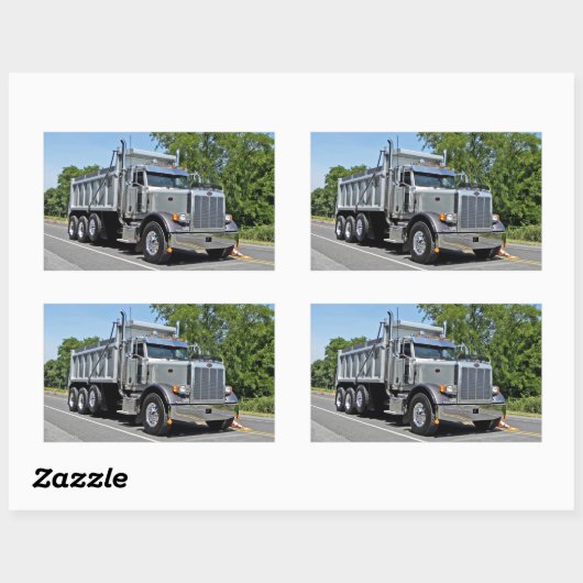 Peterbilt Dump Truck Stickers (Vel)