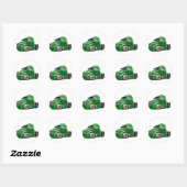 Peterbilt Green Truck Ronde Sticker (Vel)