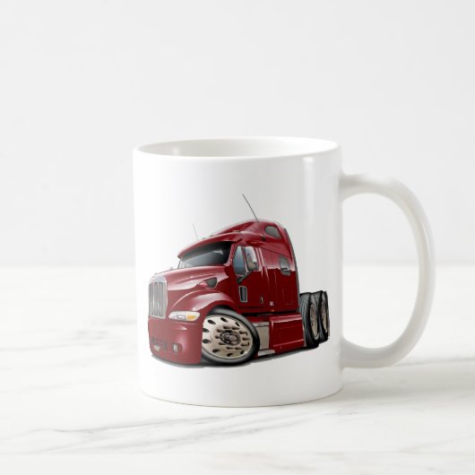 Peterbilt Maroon Truck Koffiemok (Rechts)
