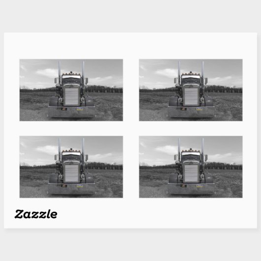 Peterbilt naaldneus b/w Stickers (Vel)