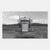 Peterbilt naaldneus b/w Stickers (Voorkant)