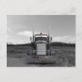 Peterbilt Needle Nose b/w Briefkaart (Voorkant)