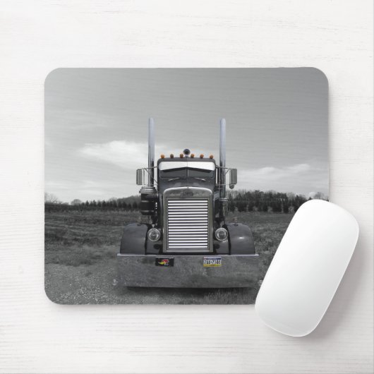 Peterbilt Needle Nose b/w Mousepad Muismat (Met muis)