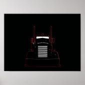 Peterbilt Needle Nose geeft #3 poster uit (Voorkant)