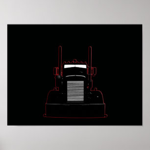 Peterbilt Needle Nose geeft #3 poster uit