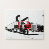 Peterbilt Puzzle doorblazen Legpuzzel (Horizontaal)