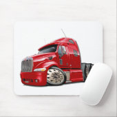 Peterbilt Red Truck Muismat (Met muis)