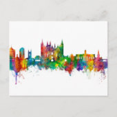 Peterborough England Skyline Briefkaart (Voorkant)