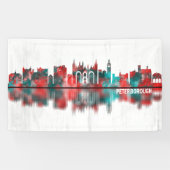 Peterborough England Skyline Spandoek (Horizontaal)