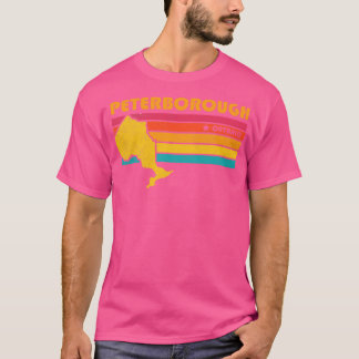 Peterborough Ontario Canada Vintage Versleten Souv T-shirt