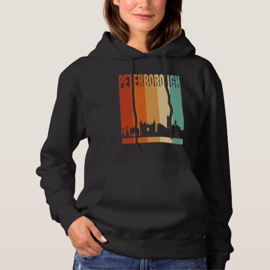 Peterborough stadsgezicht hoodie (Voorkant)