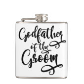 Petergoom van de bruidegom heupfles (Voorkant)