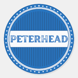 Peterhead City Pride Emblem – Schotse identiteit Ronde Sticker