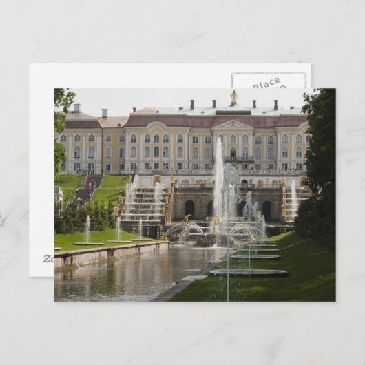 Peterhof Briefkaart (Voorkant / Achterkant)