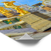 Peterhof Golden Statues, Rusland Poster (Hoek)