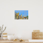 Peterhof Gouden Standbeelden, Rusland Poster (Keuken)