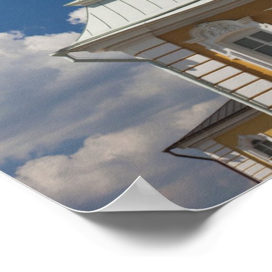 Peterhof, Grand Palace, kapelvleugel Poster (Hoek)