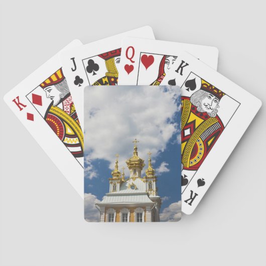 Peterhof, Groot Paleis, kapel vleugel Speelkaarten (Achterkant)