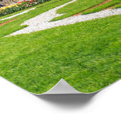 Peterhof Palace en Grand Cascade van de fonteinen Poster (Hoek)