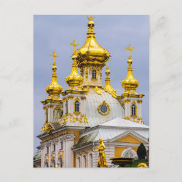 Peterhof Palace en tuinen Sint-Petersburg Rusland Briefkaart