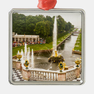 Peterhof Palace en tuinen Sint-Petersburg Rusland Metalen Ornament