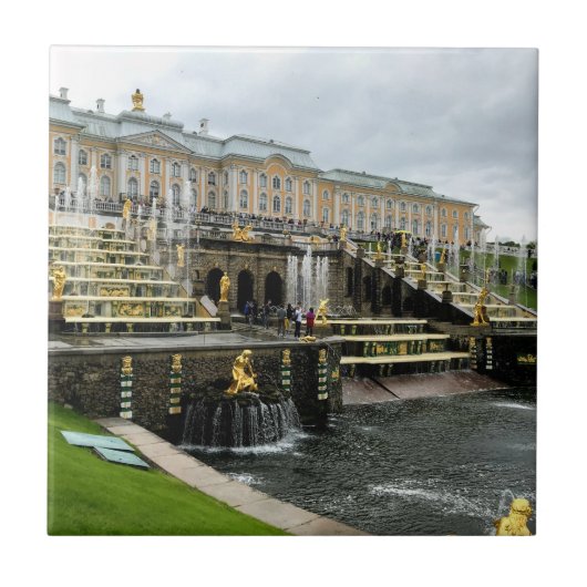 Peterhof Palace Fountains of St. Petersburg Russia Tegeltje (Voorkant)