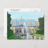 Peterhof Palace Grand Cascade, Rusland Briefkaart (Voorkant / Achterkant)